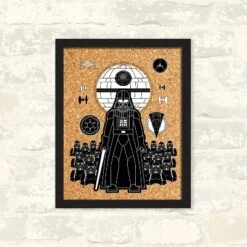 Star Wars Darth Vader Quote Cork Wall Art - RoomMates