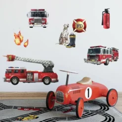 Fire Brigade Peel And Stick Wall Decal - RoomMates -Roommates Décor Outlet Store GUEST 15b0d55e 6617 4c06 8656 ce910d5f0d10