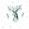 Winter Deer Peel And Stick Giant Wall Decal - RoomMates