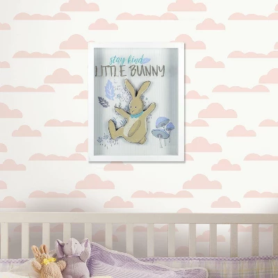 RoomMates Framed Wall Poster Prints Stay Kind Little Bunny 1 RoomMates Framed Wall Poster Prints Stay Kind Little Bunny