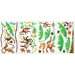 Monkey Business Peel And Stick Wall Decal - RoomMates -Roommates Décor Outlet Store GUEST 1ab809a7 042f 4497 88ac c607138dd903