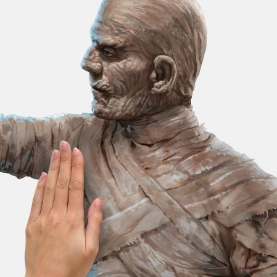 Classic Monsters The Mummy Giant Peel & Stick Wall Decals White - RoomMates 4 Classic Monsters The Mummy Giant Peel & Stick Wall Decals White - RoomMates - Image 4