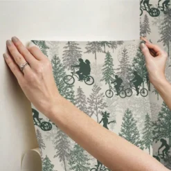 Netflix Stranger Things Hawkins Woods Peel And Stick Wallpaper Brown - RoomMates -Roommates Décor Outlet Store GUEST 34b9aedc 306a 4277 ae4b c166f4220032