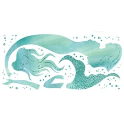 Glitter Mermaid Peel And Stick Giant Wall Decal - RoomMates -Roommates Décor Outlet Store GUEST 39589356 90d5 433b a223 6698d150f4f6