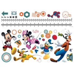 Mickey And Friends Growth Chart Peel & Stick Wall Decals - RoomMates -Roommates Décor Outlet Store GUEST 43fc4d07 8934 4d9b 9b06 3d7b9e45cb92