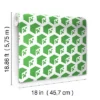 Minecraft Creeper Face Peel And Stick Wallpaper Green - RoomMates