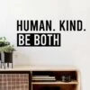 Human Kind Peel And Stick Wall Decal Black - RoomMates