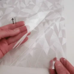 Roommates Décor Outlet Store 4 RoomMates Etched Glass Window Film Silver