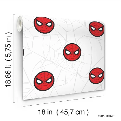 Spider-Man Icon Peel And Stick Wallpaper - RoomMates 1 Spider-Man Icon Peel And Stick Wallpaper - RoomMates