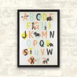 RoomMates Framed Wall Poster Prints Alphabet -Roommates Décor Outlet Store GUEST 6dac1643 a47f 4781 af4e 09bc2e4538da