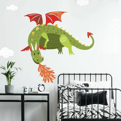 Dragon Peel And Stick Giant Wall Decal - RoomMates 2 Dragon Peel And Stick Giant Wall Decal - RoomMates - Image 2