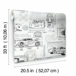 Disney Pixar Cars Schematic Peel And Stick Wallpaper - RoomMates 7 Disney Pixar Cars Schematic Peel And Stick Wallpaper - RoomMates -Roommates Décor Outlet Store GUEST 7b756635 75ea 41eb 9b0e e14f4c899cbe