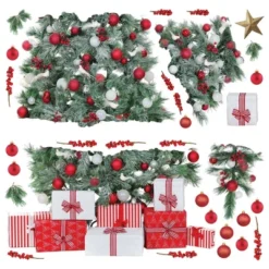 Christmas Tree Giant Peel & Stick Wall Decals With String Lights Green - RoomMates -Roommates Décor Outlet Store GUEST 7cb5b5d9 de28 410e bb22 004efb6efc68