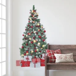 Christmas Tree Giant Peel & Stick Wall Decals With String Lights Green - RoomMates -Roommates Décor Outlet Store GUEST 854bd7be 0dde 4184 89bc 452c564f99d6