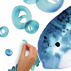 Catcoq Narwhal Giant Peel And Stick Wall Decal - RoomMates -Roommates Décor Outlet Store GUEST 892e6ce7 4573 47e2 b671 c7487987b58b