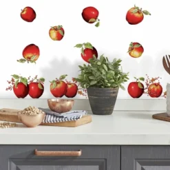 Country Apples Peel And Stick Wall Decal Red - RoomMates -Roommates Décor Outlet Store GUEST 8b7f456a 2d5c 4b2f bbe7 860fce7d6c82