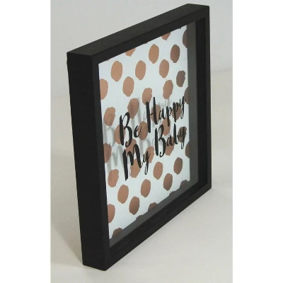 RoomMates Framed Wall Poster Prints Happy Baby - Rose Gold 2 RoomMates Framed Wall Poster Prints Happy Baby - Rose Gold - Image 2