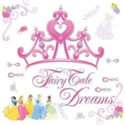 Disney Princess Princess Crown Peel And Stick Giant Wall Decal - RoomMates -Roommates Décor Outlet Store GUEST ac5b974a 1444 49ac b0f5 be62fe7a2cfa