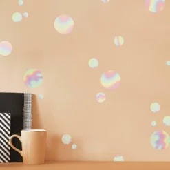 Holographic Circle Peel And Stick Wall Decal - RoomMates -Roommates Décor Outlet Store GUEST ad7267c8 6d52 4047 981e 0ed911f6d922