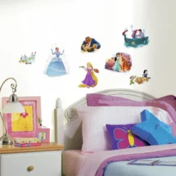 Roommates Décor Outlet Store 23 RoomMates Disney Princesses "Dream Big" Peel And Stick Wall Decal 4 Sheets
