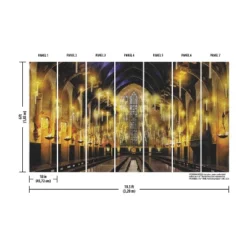 Harry Potter Great Hall Mural - RoomMates -Roommates Décor Outlet Store GUEST b2b4c6a5 4e83 466e b8c9 d318f6584e29