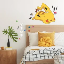 Pokemon Sleeping Pikachu Giant Peel And Stick Wall Decals - RoomMates -Roommates Décor Outlet Store GUEST c0022eb3 292b 4a64 beba 96026cdf47b9