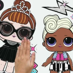 Lol Surprise Rock Star Peel And Stick Wall Decal - RoomMates -Roommates Décor Outlet Store GUEST c0cd2ea9 66e1 422c 8ab0 24f4036d7100
