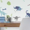 RoomMates Watercolor Dinosaur Peel And Stick Wall Decal