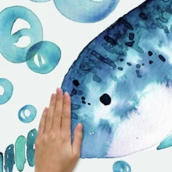 Catcoq Narwhal Giant Peel And Stick Wall Decal - RoomMates -Roommates Décor Outlet Store GUEST dfb3d50c 896f 4eff bb77 ca6986300d57