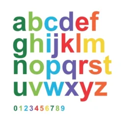 Roommates Décor Outlet Store 31 Colorful Lowercase Alphabet Giant Peel And Stick Wall Decals - RoomMates