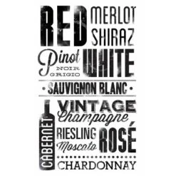 Wine Lovers Peel And Stick Wall Decal Black - RoomMates -Roommates Décor Outlet Store GUEST ee971430 e7f3 4b0c 9725 5177c14d25b4