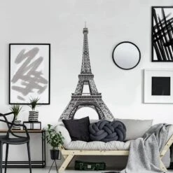 Eiffel Tower Peel And Stick Giant Wall Decal Black - ROOMMATES -Roommates Décor Outlet Store GUEST ef5d69d5 1bb6 4c49 842c c20fa9d0ae19