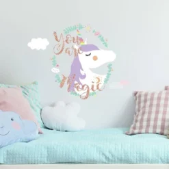 Unicorn Magic Peel And Stick Giant Wall Decal - RoomMates -Roommates Décor Outlet Store GUEST ef826a36 cd58 48a3 9af3 eb4249e66553