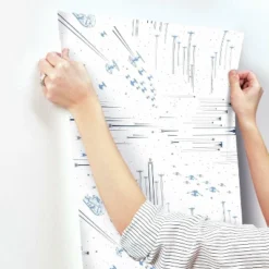 Star Wars: Galactic Battles Peel And Stick Wallpaper - RoomMates -Roommates Décor Outlet Store GUEST f6496877 7965 4b4c 99cc fad69838bb87