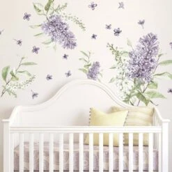 Lilac Peel And Stick Giant Wall Decal - RoomMates -Roommates Décor Outlet Store GUEST fcd117b2 dea3 42c0 ba7f caa63e6237a6